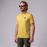 Maglia Traccia Gravel Giallo - Uomo