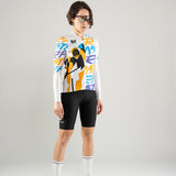 Maglia Transition 2BROS FASTER BIANCO - Donna