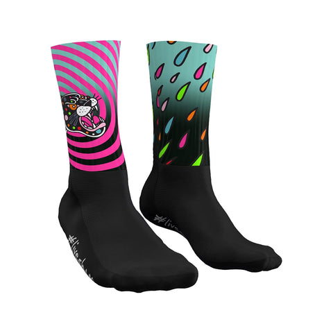SubliSbam Sock PANTHER PINK